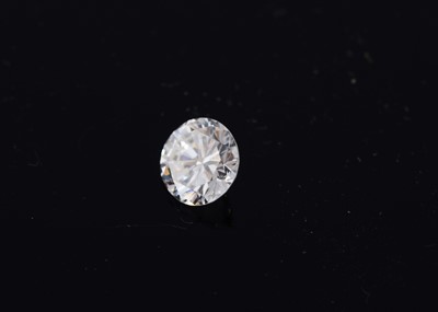 Lot 191 - An unmounted brilliant cut 0.59 cts diamond