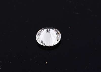 Lot 191 - An unmounted brilliant cut 0.59 cts diamond