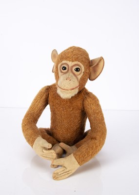 Lot 552 - A rare 1920s FADAP jointed monkey