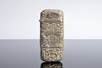 Lot 370 - An early Victorian silver case by Nathaniel Mills