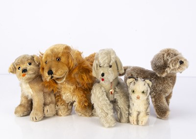 Lot 573 - Post-war Steiff dogs