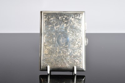 Lot 411 - A Victorian silver aide memoire
