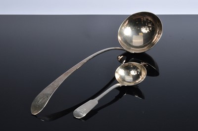 Lot 433 - Two 19th century silver spoons