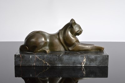 Lot 474 - An Art Deco style bronze after Miguel Fernando Lopez (also known as Milo and born 1955)
