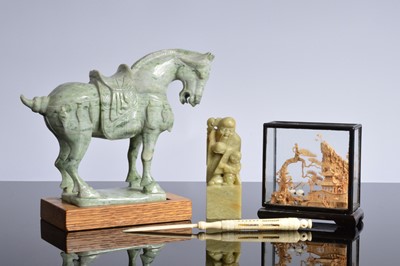 Lot 488 - Four Far Eastern works of art