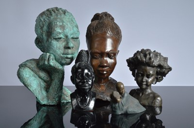 Lot 504 - Five second half 20th century sculptures