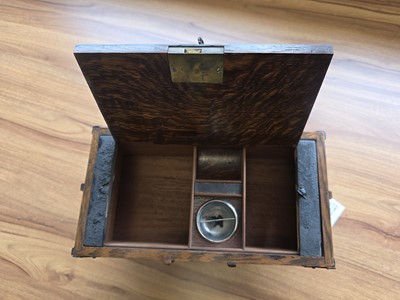 Lot 512 - An Edwardian novelty railway related cigar box