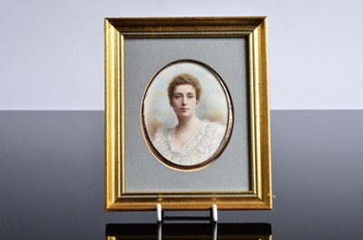 Lot 518 - A 19th century portrait miniature of a lady