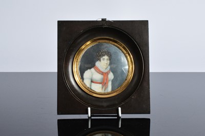 Lot 526 - A Regency period portrait miniature
