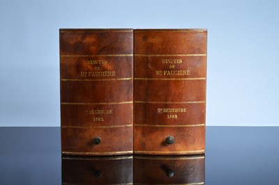 Lot 536 - A set of Faux books