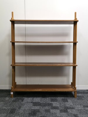 Lot 551 - An Ercol style small bookshelf