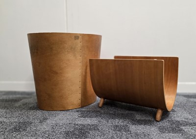 Lot 552 - A Heal's steam bent wooden waste bin