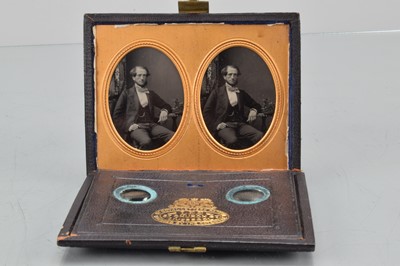 Lot 12 - A Stereoscopic Ambrotype