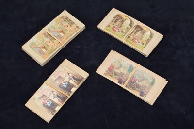 Lot 15 - Coloured Genre Stereo Cards