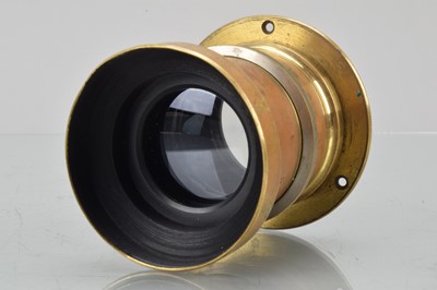 Lot 33 - An Emil Bauch  Portrait Aplanat No. 3 11in f/6  Brass Lens