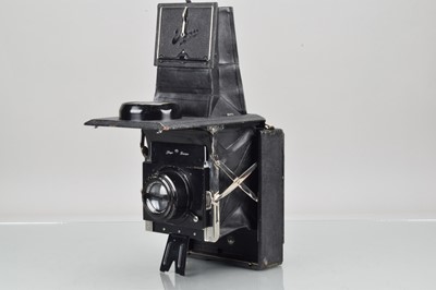 Lot 53 - An Ihagee Patent Klapp Reflex 9 x 12 (No. 1120) Camera