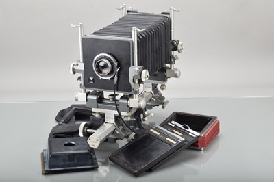 Lot 64 - A De Vere 5 x 4 Monorail Camera
