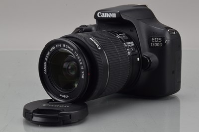 Lot 66 - A Canon EOS 1300D DSLR Camera
