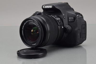 Lot 69 - A Canon EOS 650D DSLR Camera