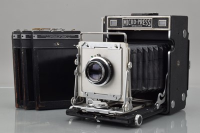 Lot 79 - A M.P.P. 5 x 4 Press Camera