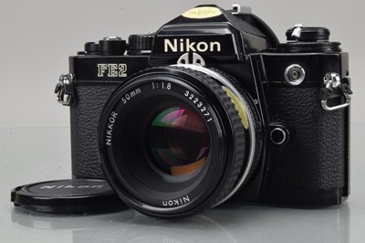 Lot 120 - A Nikon FE-2 SLR Camera