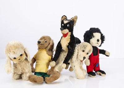 Lot 601 - Four post-war Schuco animals