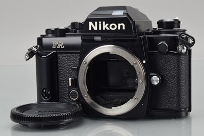 Lot 134 - A Nikon FA Data Back SLR Camera Body