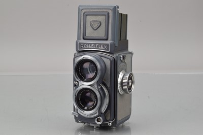 Lot 203 - A Rolleiflex Baby Grey TLR Camera