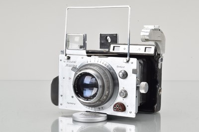Lot 221 - A Plaubel Makina III Folding Strut Rangefinder Camera