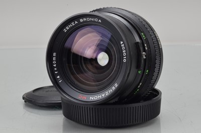 Lot 241 - A Zenza Bronica Zenzanon MC 40mm f/4 Lens