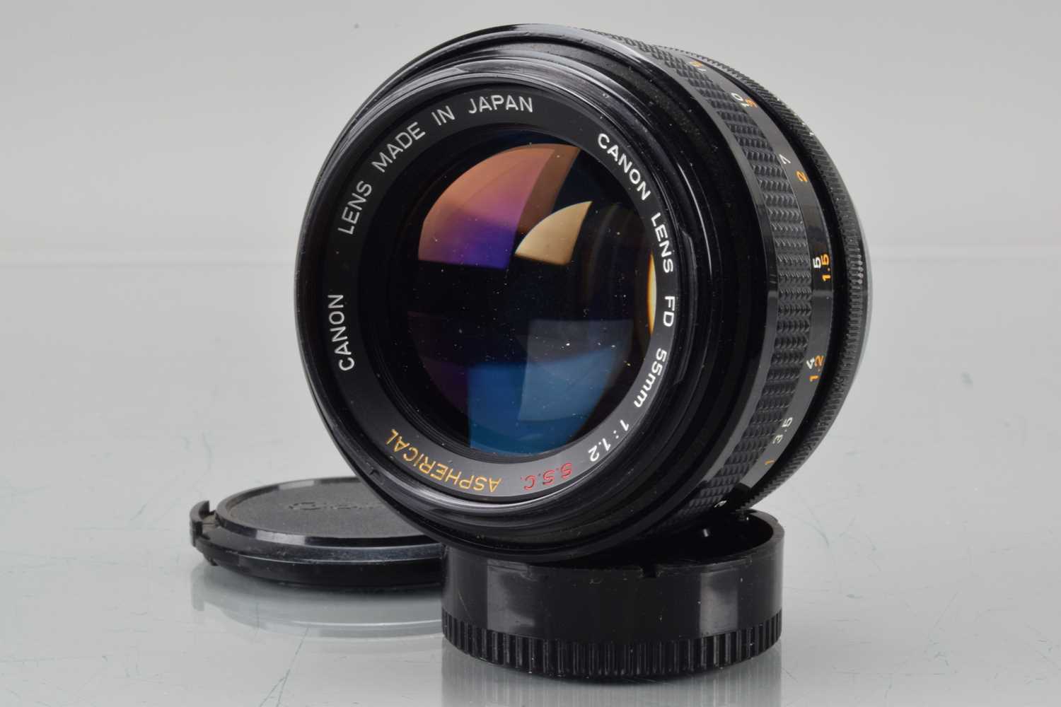 Lot 260 - A Canon FD 55mm f/1.2 S.S.C. Aspherical Lens