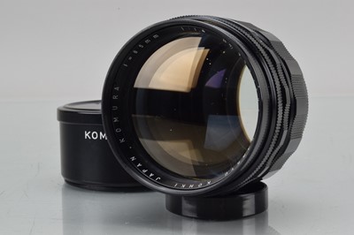 Lot 290 - A Sanko Kohki 85mm f/1.4 Pre Set Lens