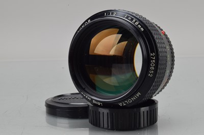Lot 293 - A Minolta MC Rokker 58mm f/1.2 Lens