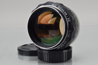 Lot 296 - A Minolta MC Rokkor-PG 58mm f/1.2 Lens