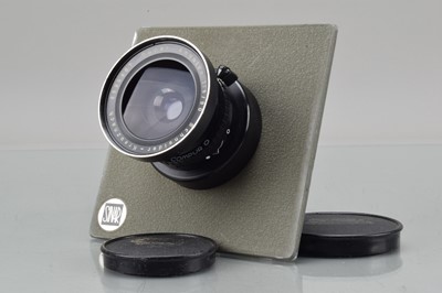 Lot 297 - A Schneider Kreuznach 90mm f/8 Super Angulon Lens