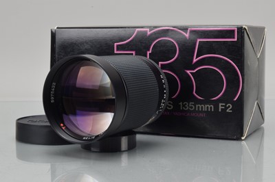 Lot 299 - A Contax Carl Zeiss T* 135mm f/2 Planar Lens