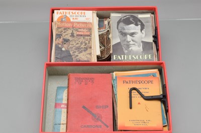 Lot 373 - Pathéscope Film Catalogues and Cinematography Books