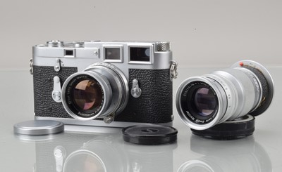 Lot 476 - A Leitz Wetzlar Leica M3 Rangefinder Camera