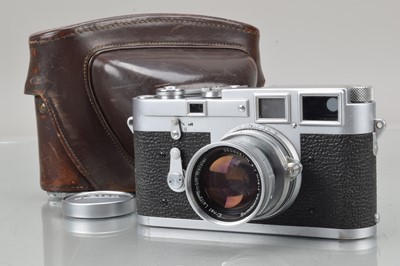 Lot 477 - A Leitz Wetzlar Leica M3 Rangefinder Camera