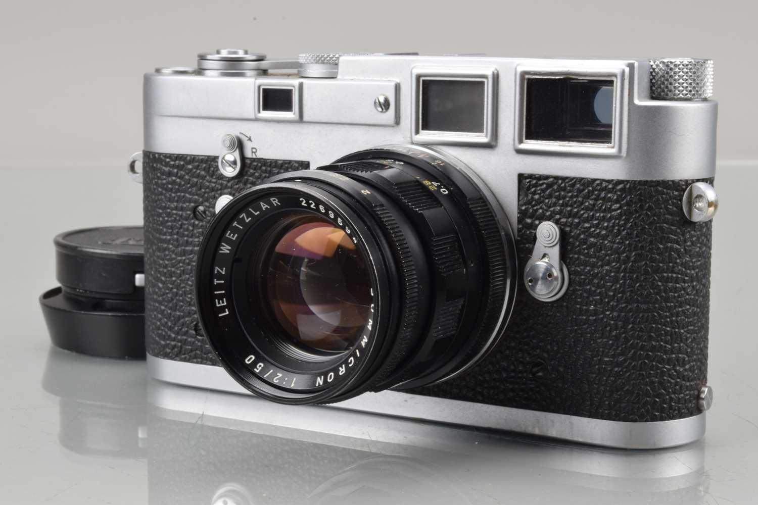 Lot 478 - A Leitz Wetzlar Leica M3 Rangefinder Camera
