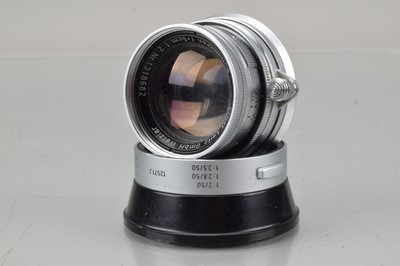 Lot 480 - A Leitz Wetzlar Summicron 5cm f/2 lens