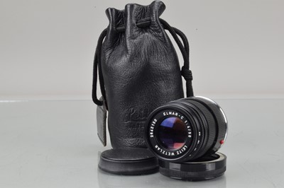 Lot 481 - A Leitz Wetzlar Elmar-C 90mm f/4 Lens