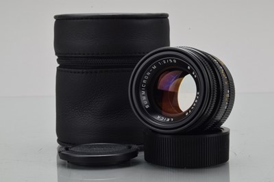 Lot 484 - A Leica Summicron-M 50mm f/2 E 39 Lens
