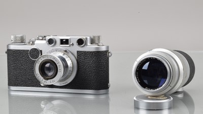 Lot 489 - A Leitz Wetzlar Leica IIf Rangefinder Camera