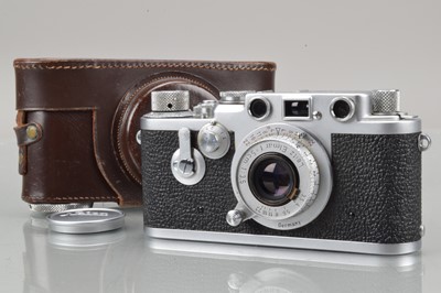Lot 490 - A Leitz Wetzlar Leica IIIf Rangefinder Camera