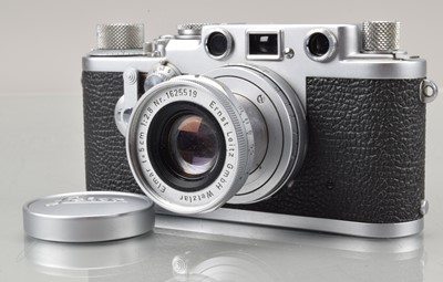 Lot 492 - A Leitz Wetzlar Leica IIf Rangefinder Camera