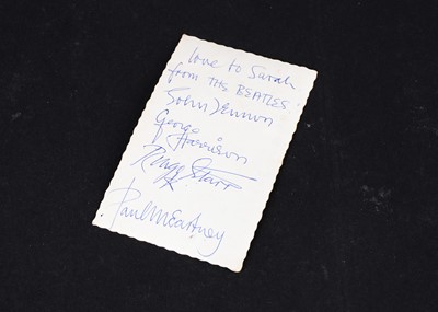 Lot 357 - Beatles / Signatures