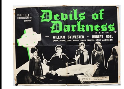 Lot 414 - Devils Of Darkness (1965) Quad Poster