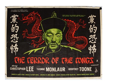 Lot 416 - The Terror Of The Tongs (1961) Quad Poster