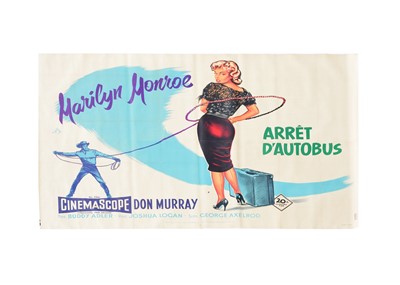 Lot 434 - Bus Stop (1956) French Film Poster / Marilyn Monroe